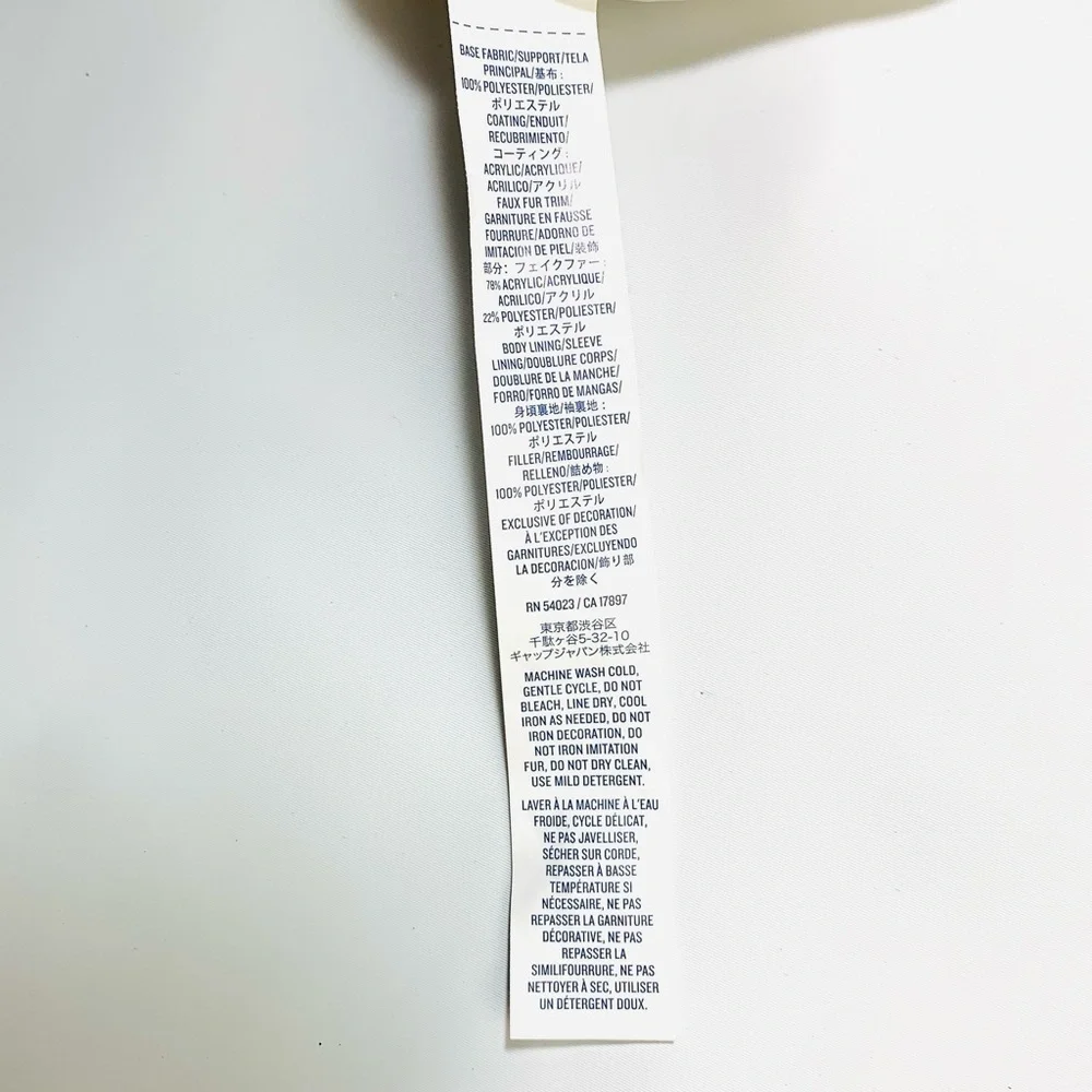 Old Navy Women’s Puffer Jacket Size XL - Cream with Faux Fur Collar Winter Coat - Picture 12 of 15